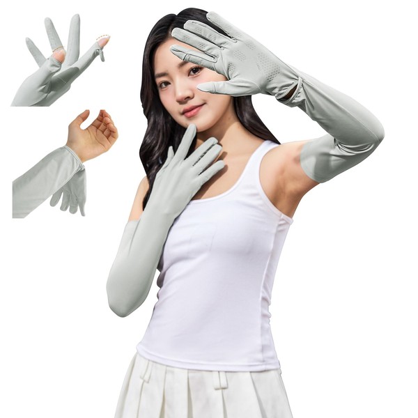 MOONMN Arm Cover, Women's, Summer, 99% UV Protection, Cool Touch,