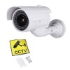 Virtual Surveillance Security CCTV Dome Camera Night with a Red