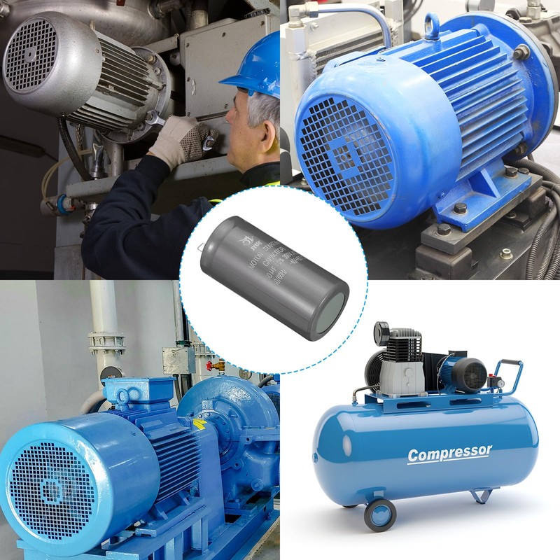 PATIKIL Motor Start Capacitor, 2 Pcs 300uf 300V 50/60Hz CD60