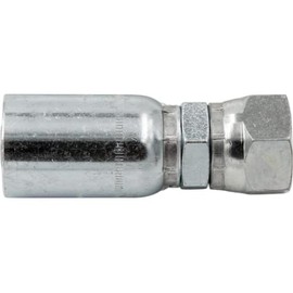 3/8" Hose x 1/2" NPSM Female Hydraulic Hose End Crimp Fitting | FPX-06-08