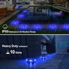 CREPOW Solar Deck Lights Driveway Dock Lights 4 Pack, Waterproof