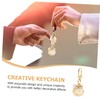 Abaodam Elegant Shell Keychain Set 4pcs Pearl Conch Pendants for