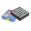 50Pcs Snooker Pool Cue Tips Grade A Leather Billiard Cue