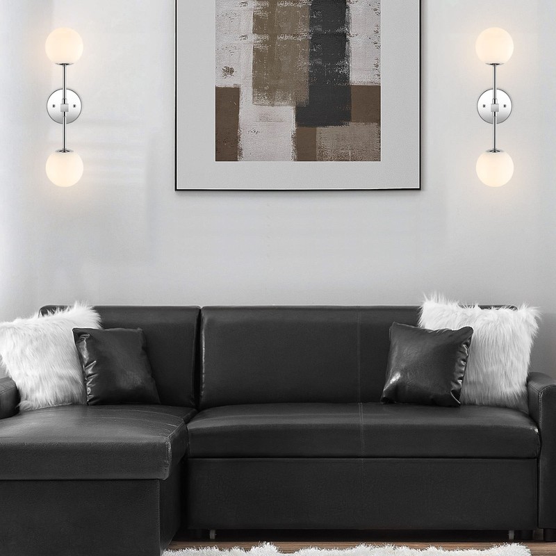 BAODEN Modern Wall Sconce 2-Lights Industrial Mid Century Bathroom Vanity