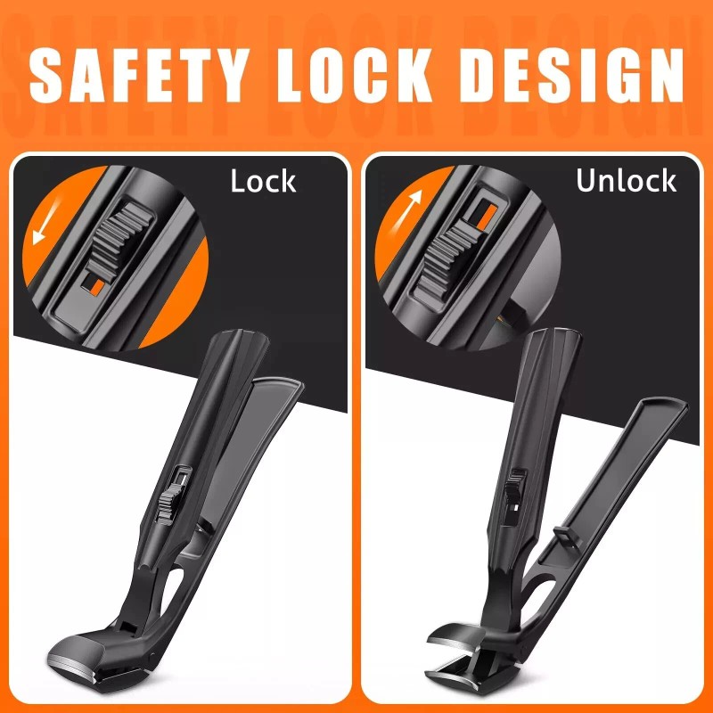 DRMODE Toenail Clippers for Seniors Thick Toenails 2024 Upgrade Angled