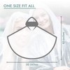 TORASO Rain Ponchos for Adults Disposable Drawstring Hood Clear Rain