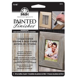 FolkArt Painted Finishes Set (2 Ounce), Barnwood Tint Wax Carded, 2 oz