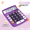 CATIGA Desktop Calculator 8 Digit with Solar Power and Easy