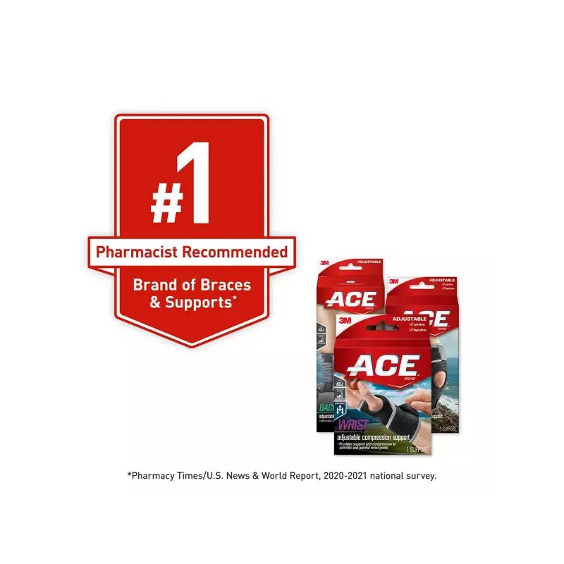 ACE 브랜드 조절 가능한 압박 팔꿈치 지지 약한 관절 아픈