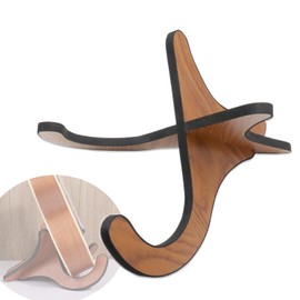 Cheerock Wooden Ukulele Stand Holder, Portable Ukulele Stand Floor, Folding Ukelele Stand Compatible with Violins, Mandolins, Small String Instruments etc, Ukulele Accessories