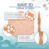 Wave 3D Urinal Deodorizer Screen, Mango Scent, Orange, 10/Box