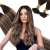 Ugeat Human Hair Extensions U Tip Balayage Remy K Tip