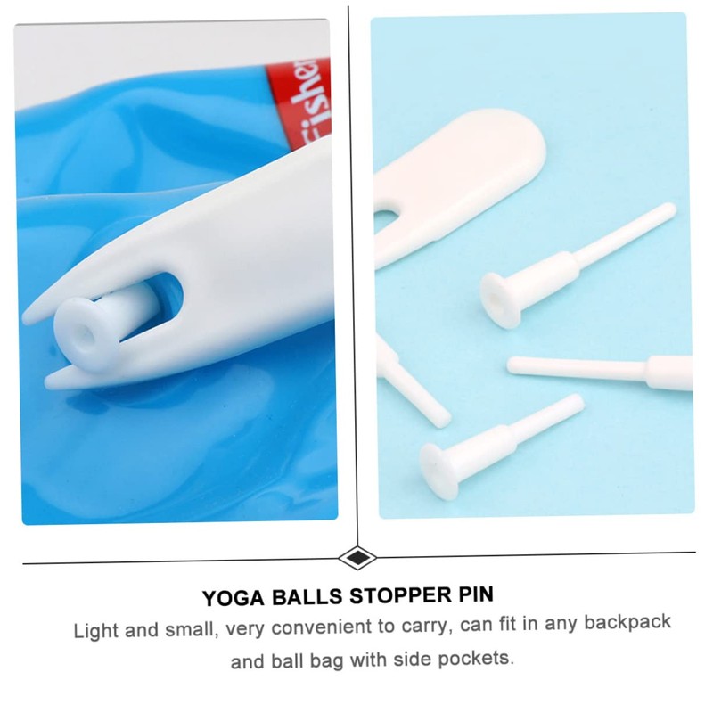 Outanaya 1Set Yoga Balls Replacement with Air Stopper Pins Durable
