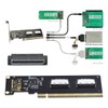 NFHK Adapter PCIE4.0 PCI-Express 16x to Dual Oculink SFF-8612 SFF-8611