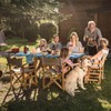 memKiya 6Ft Picnic Table Cover with Bench Covers 72×30 Inches