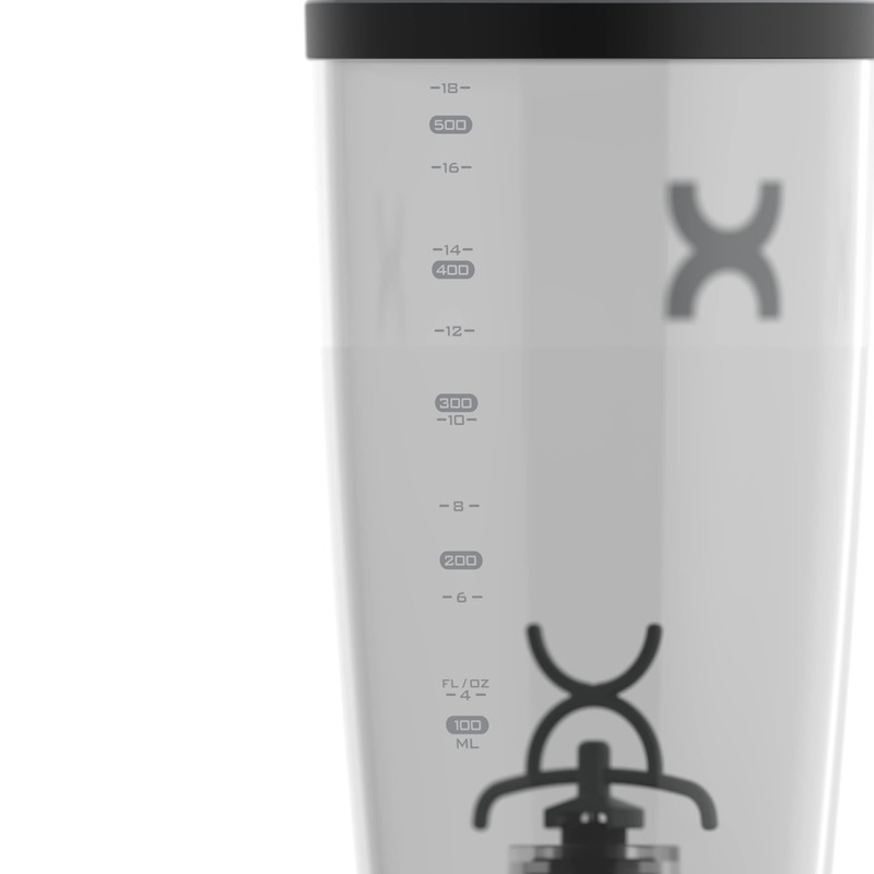 Promixx Botella coctelera original, funciona con pilas, para batidos de