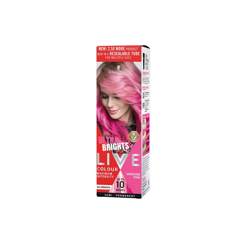Schwarzkopf Live Colour Ultra Brights Shocking Pink 75ml