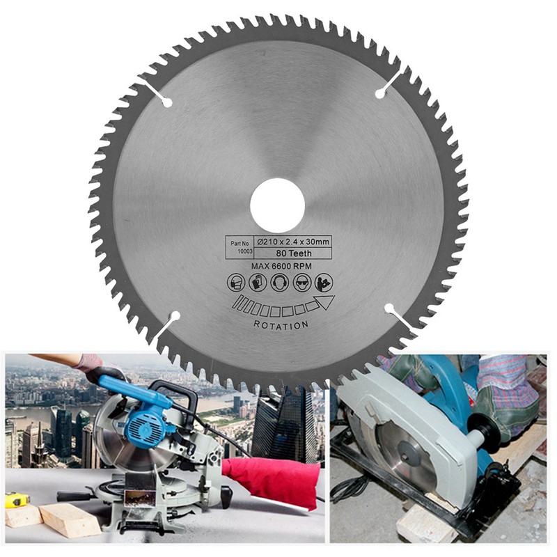 210mm 80 Teeth Bore Diameter 30mm Circular Saw Blade with