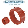 X AUTOHAUX 2 Pieces A6420940480 Turbo Inlet Seal Rubber Engine