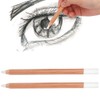 White Charcoal Pencils, Set of 2 Art Drawing Pencils Set,