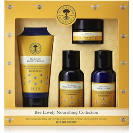 Neal's Yard Remedies | Bee Lovely Nourishing Collection | Set of Hand Cream, Shower Gel, Body Lotion & All Over Balm | Gifts for Women | Pack of 4