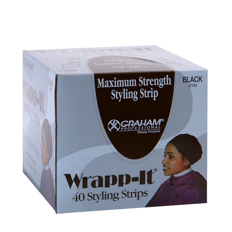 Wrapp-it Styling Strips for Natural Hair Wrap and Molded Styles