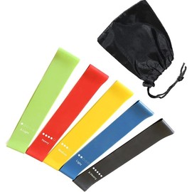 Exercise Bands with 5 Levels of Resistance