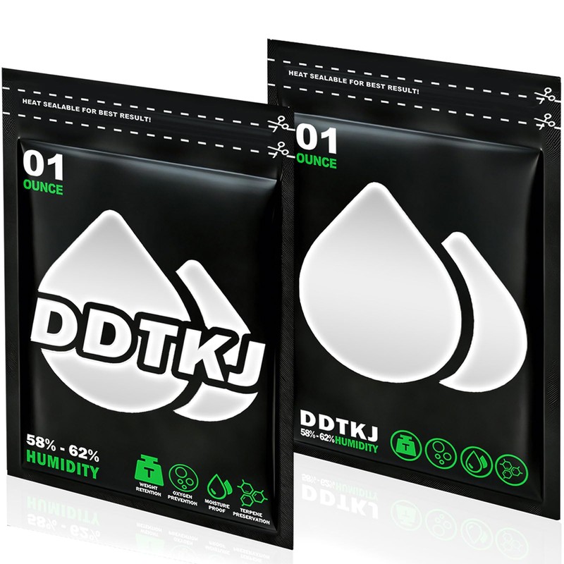 1 OZ Humidity Control Terp Bags Curing Storage Pouches(50, 1