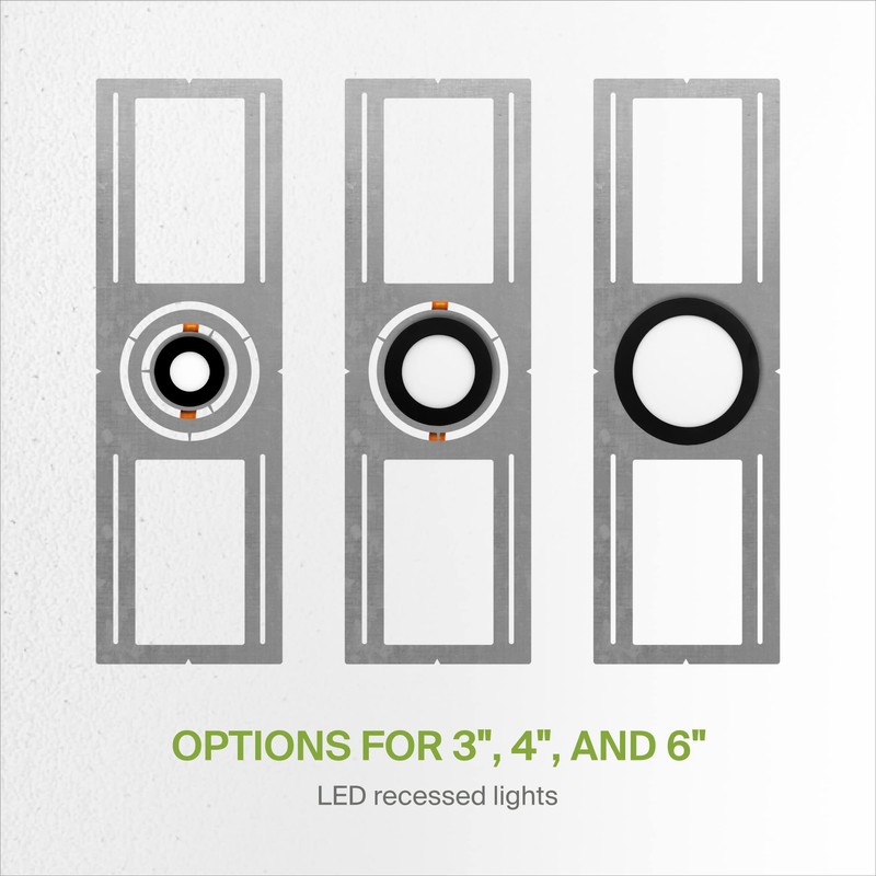 ASD New Construction Mounting Plate with Symmetric Round Hole -