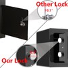 Yuanshikj Steel Safe Box - Key Locked, 0.2 Cubic Ft