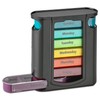 Weekly Pill Organizer, 1 Dispenser, 7 Stackable Compartments Four Times-a-Day