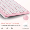 Wireless Keyboard and Mouse Combo, Compact Quiet Wireless Keyboard and