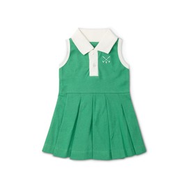 MONICA + ANDY Baby Organic Pleated Tennis Dress, Golf Day, 9-12m