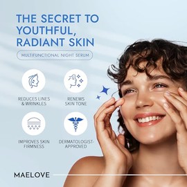 Suero retiniano avanzado Moonlight, 10 veces más potente que el retinol normal, para suavizar líneas y arrugas, reducir manchas oscuras, mejorar la firmeza de la piel, vegano, libre de crueldad