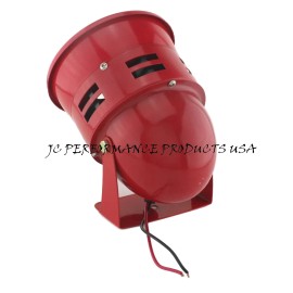 JC Performance Products USA LARGE 5" X 6" 12V AIR RAID SIREN HORN TORNADO ALARM POLICE SECURITY VINTAGE TYPE