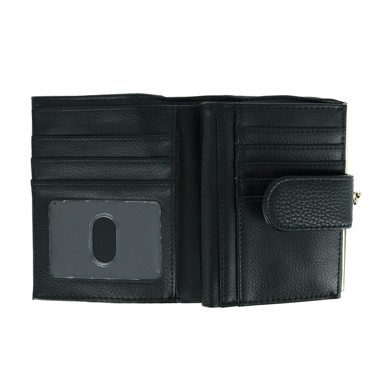 Buxton Pebble RFID Lexington Wallet, Black