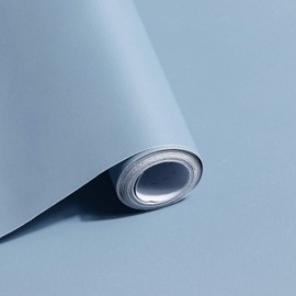 Safiyya Blue Contact Paper Grey Blue Peel and Stick Wallpaper Removable Decorative Peel and Stick Wallpaper Self Adhesive Contact Paper Vinyl Rolls for Wall 78.7"x17.7"