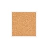 KitchenCraft 'Terracotta Geo' Tile-Style Ceramic Drinks Coaster with Cork Back,
