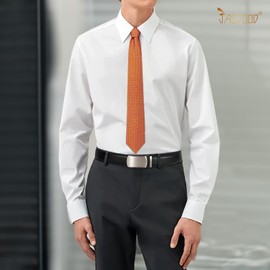 JASGOOD Men Leather Ratchet Belt with Adjustable Automatic Slide Buckle for Men Dress Suits,Black