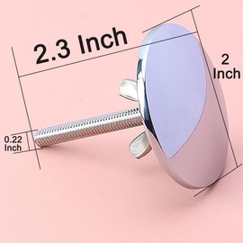 Stainless Steel Kitchen Sink Hole Cover, 2 Inch Kitchen Faucet Hole Cover Kitchen Sink Tap Hole Plate Stopper Cover Blanking Metal Plug, Brushed Stainless Steel