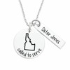Personalied LDS Missionary Neckace - Custom State Country Outline Mission