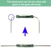 Glass Reed Switch, 12 Pieces Reed Contact, Reed Contact Closer,