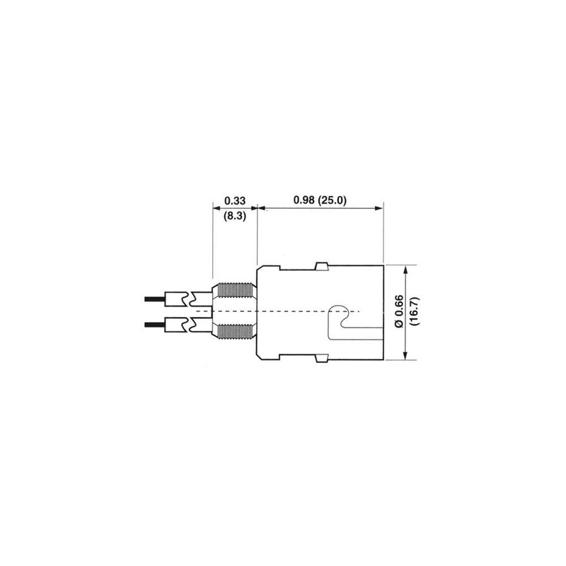 Leviton LH0379 910-001 Ba15d Double Contact Bayonet W/Bushing Mntg 704