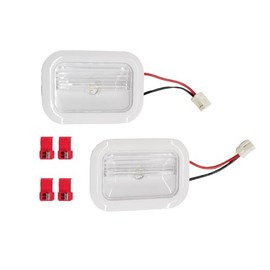 W10695459 W10843353 W11205083 Refrigerator Light(2PC) Compatible with Kenmore Maytag Whirlpool Refrigerator Led Light Replaces W10660728 W10279030 W11205083