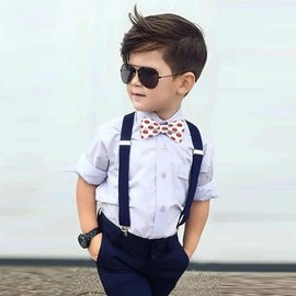 KAWAMOUSE Adjustable Pre-tied bow tie for Men (Red Lips Teeth Popart Style Pattern) Elegant Cute Bowties for Dogs Cats Pets