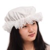 BLESSUME Women's Colonial Mob Hat White