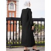 Abaya Dress for Muslim Women Maxi Long Sleeve Casual Dresses