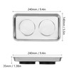 5 PCS Magnetic Trays, 9.4X5.5x1.4Inch, Magnet Tool Tray, Magnetic Parts