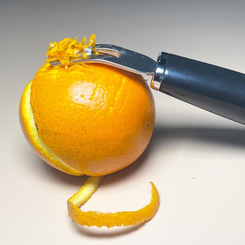 Channel Knife, 2 in 1 Lemon Peeler Zester Cocktail Garnish