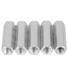 5Pcs Steel M10*40 Long Hex Nut M10*50 Coupling Nut Hexagonal